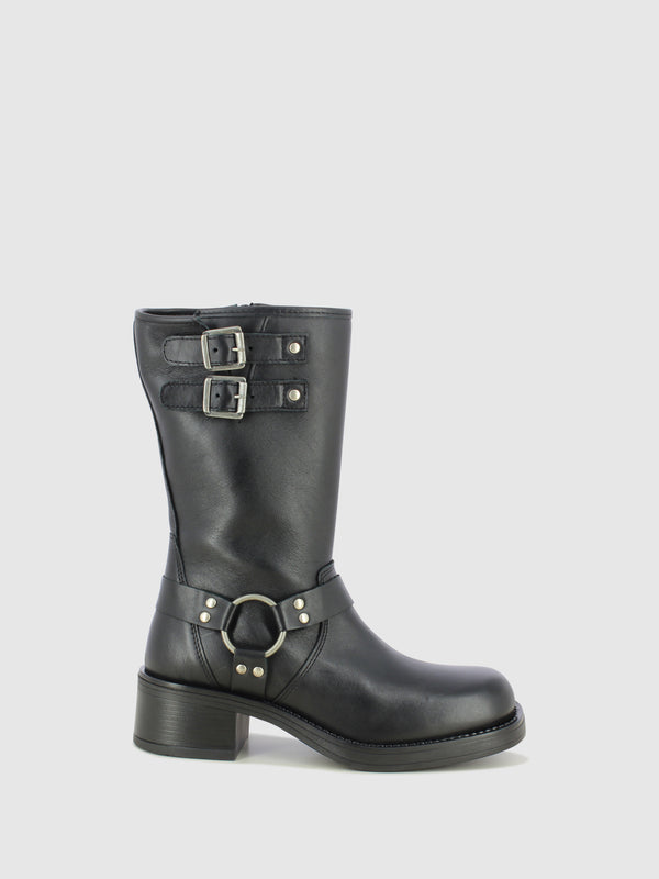 Botas Biker em Preto